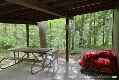 Elkmont Campground Concession Back Porch
