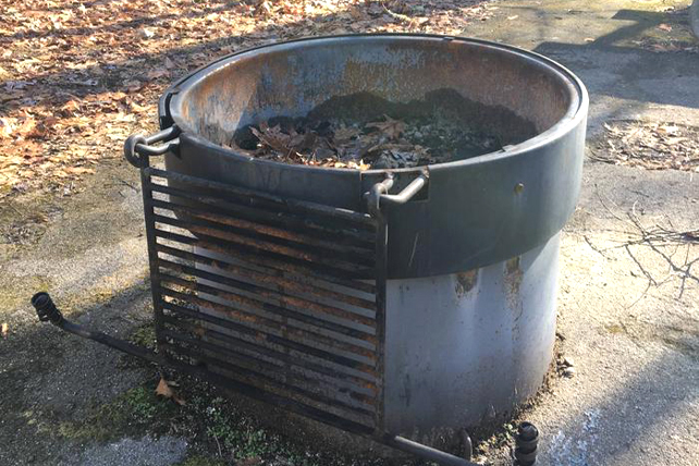 Raised Fire Pit for Handicap Accessible Sites (NPS Nick Hopper) Smokemont Campground Raised Fire Pit for Handicap Accessible Sites (NPS Nick Hopper)